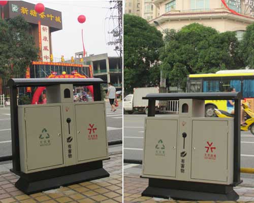 欣方圳分類(lèi)垃圾箱落戶(hù)江西撫州